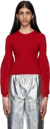 STELLA MCCARTNEY RED SENSUAL SWEATER