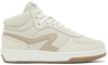 Rag & Bone White Retro Court Mid Sneakers In Frostnb