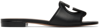 Gucci Incrocio Gg Sandals In 1000 Black