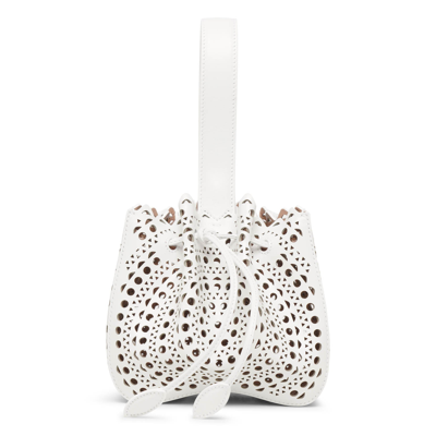 Alaïa Rose Marie White Bracelet Bag