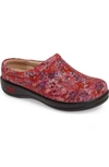 A.w.a.k.e. 'kayla' Clog In Flora Fiesta Leather