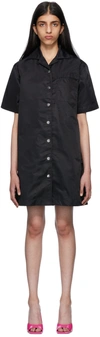 Remain Birger Christensen Black Storm Minidress In 1000 Black