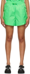 REMAIN BIRGER CHRISTENSEN GREEN ITEA SHORTS