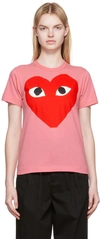 Comme Des Garçons Play Comme Des Garcons Play T-shirts And Polos Pink In Pink