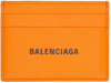 BALENCIAGA ORANGE CASH CARD HOLDER