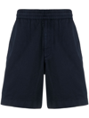 Acne Studios Elasticated-waist Chino Shorts In Blue