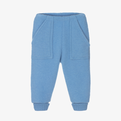 Joha Babies' Blue Thermal Wool Joggers