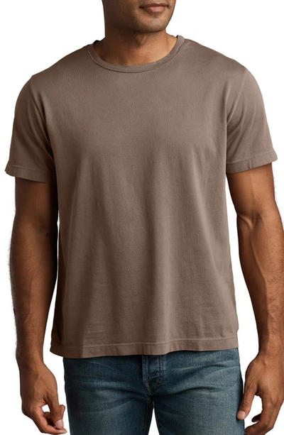 Rowan Asher Standard Cotton T-shirt In Russet