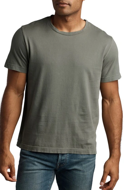 Rowan Asher Standard Cotton T-shirt In Moss
