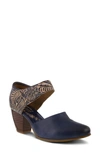 L'artiste Toolie Pump In Blue Leather