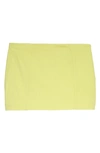 House Of Cb Nisha Sculpting Miniskirt In Neon