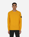 Stone Island Yellow Wool Blend Sweater In Yellow