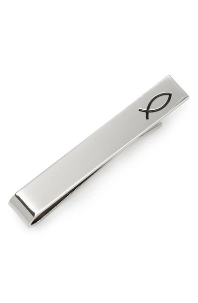 Cufflinks, Inc Come Follow Me Tie Bar In Silver