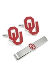 CUFFLINKS, INC CUFFLINKS, INC. NCAA OKLAHOMA SOONERS CUFF LINKS & TIE BAR