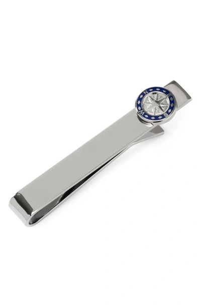 Cufflinks, Inc Compass Tie Bar In Silver