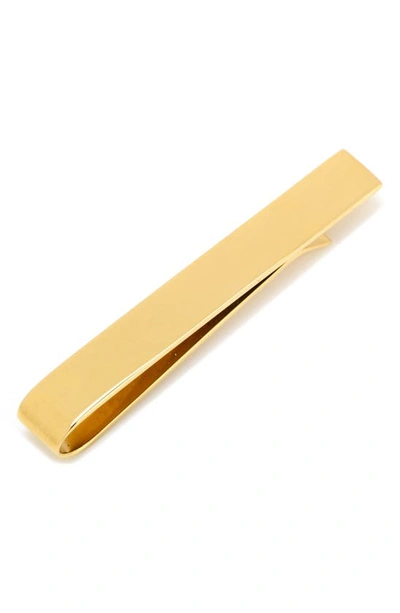 Cufflinks, Inc Engravable Tie Bar In Gold