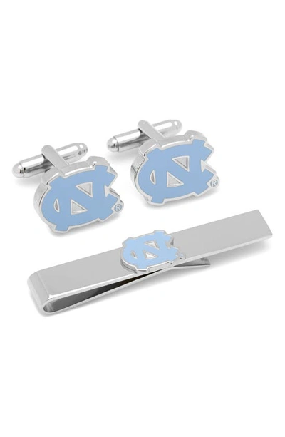 Cufflinks, Inc Ncaa North Carolina Tarheels Cuff Links & Tie Bar In Blue