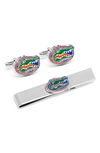 CUFFLINKS, INC NCAA FLORIDA GATORS CUFF LINKS & TIE BAR