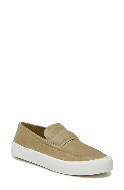 Vince Ghita Leather Slip-on In Beige