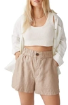 & Other Stories Crop Cotton Blend Sweater Tank In White