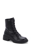 Blondo Promise Waterproof Lace-up Boot In Black Leather