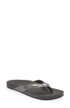 Reef Cushion Bounce Court Flip Flop In Black Sassy