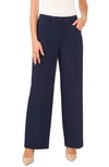 Vince Camuto Wide Leg Trousers In Classic Navy
