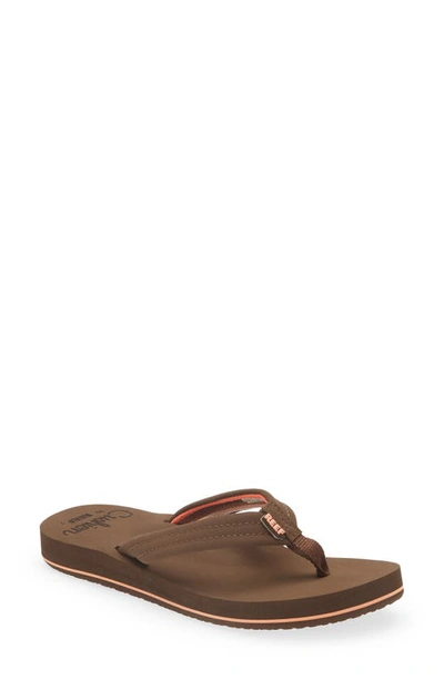 Reef Cushion Breeze Flip Flop In Chocolate
