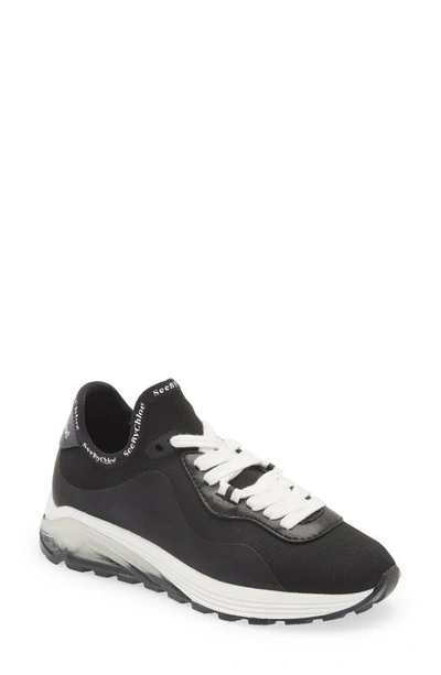 See By Chloé Women's Brett Mixed Media Trainers In Black