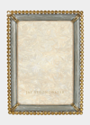 Jay Strongwater Enamel & Stone Edge 4" X 6" Picture Frame In Multi Colors
