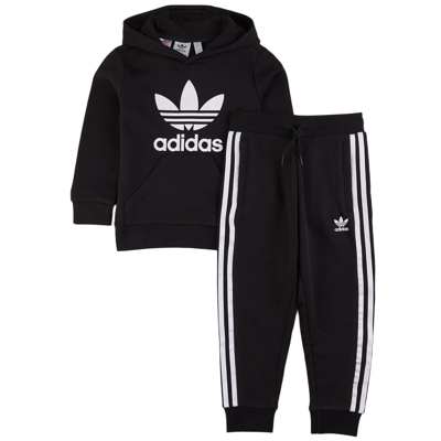 Adidas Originals Kids' Branded Sweat Set Black