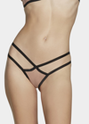 Agent Provocateur Joan Cutout Thong In Pinkblack