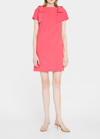 Carolina Herrera Bow-detail Shift Dress In Azalea