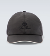 Loro Piana Logo-embroidered Storm System® Shell Baseball Cap In Black