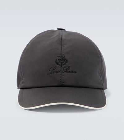 Loro Piana Wind Logo棒球帽 In Black