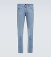 Loro Piana Men's Five-pocket Straight Leg Denim Jeans In Blue