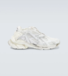 Balenciaga Lace-up Runner Sneakers In White