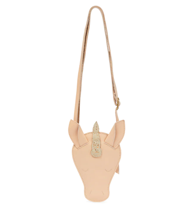 Donsje Kids' Britta Leather Shoulder Bag In Skin Leather