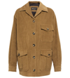Loro Piana Loran Cotton Corduroy Buttoned Jacket In Tobacco
