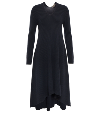 long sweater knit dress ASTR the Label | Fallyn Ribbed Sweater Midi Dress in Black main image 1