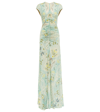 ETRO RUCHED FLORAL MAXI DRESS