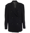 Amiri Double-breasted Cotton Blazer In Black