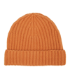 Loro Piana English Rib Knit Cashmere Beanie In Apricot Tarte