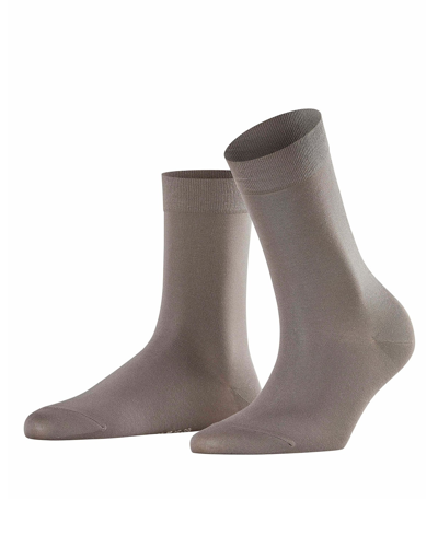 Falke Cotton Touch Ankle Socks In Light Blue