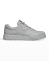 GIVENCHY MEN'S LEATHER 4G-LOGO LOW-TOP SNEAKERS