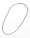 Konstantino Men's Sterling Silver Cable Chain Necklace, 24"l
