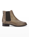 Frye Carly Leather Chelsea Booties In Grey
