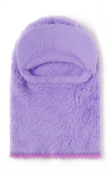 Jacquemus La Cagoule Casquette Lilac Brushed-knit Balaclava In White,purple
