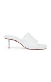 Jacquemus Les Mules Argilla Kitten-heel Sandals In Brown,white