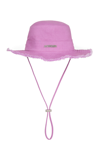 Jacquemus Lilac Frayed Expedition Hat Le Bob Artichaut In Purple